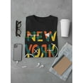 thumbnail image 3 of New York City Brooklyn Yellows T-Shirt Men -Image by Shutterstock, Male 3X-Large, 3 of 4