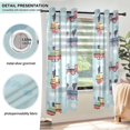thumbnail image 3 of Yayeee Window Curtains Set of 2 for Living Room Light Filtering 63"x52", Colorful Trains, 3 of 7