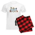 thumbnail image 6 of CafePress - Alice & Friends In Wonderland Men's Light Pajamas - Men's Light Loose Fit Cotton Pajama Set, 6 of 7