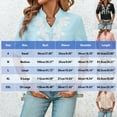 thumbnail image 2 of Women's 2025 Summer Tops Casual Floral Boho V Neck Puff Short Sleeve Button Down Shirts Embroidered Blouses Tunic, 2 of 6