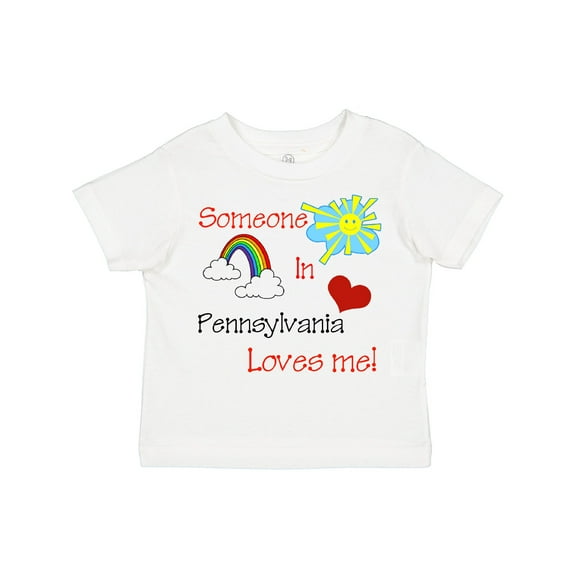 Inktastic Someone in Pennsylvania Loves Me Boys or Girls Toddler T-Shirt