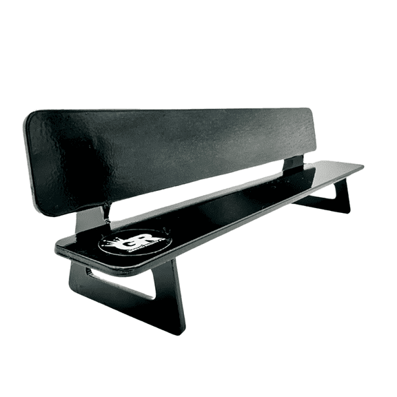 M and K Metal Designs LLC Grind Right Fingerboard Rail - Park Bench Black