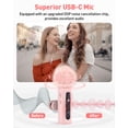 thumbnail image 3 of Micrófono Lavalier inalámbrico USB C GoorDik para Android Pink, 3 of 7