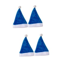 4 pcs Christmas Santa Hats Xmas Costumes Decorations Christmas Holiday Party Caps