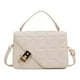 thumbnail image 1 of Bolso Bandolera De Un Hombro Con Cadena De Metal Blanca BLOSOOM PU, 1 of 4