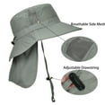 thumbnail image 3 of Catalonia Sun Hat for Men,Polyester Outdoor Wide Brim Hat with Neck Flap Cover for Fishing Hiking Safari Gardening, 3 of 8