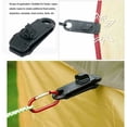 thumbnail image 2 of Paquete de 10 clips para lona para tienda de campaña y toldo con abrazadera de plástico instantánea para lonas, camping, caravana, cobertizo, negro, 2 of 5