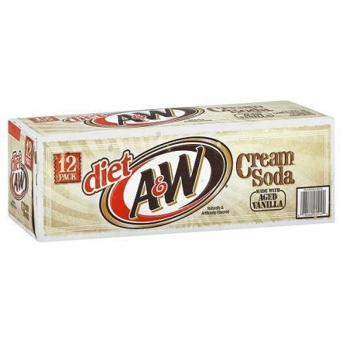 Diet Cream Soda, 12 Fl Oz (Pack Of 24)