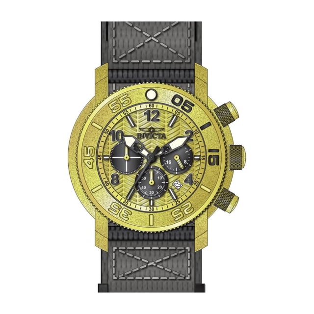 Reloj Invicta Coalition Forces 50 mm dorado y negro VD53 cuarzo
