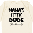 thumbnail image 4 of Inktastic Mama's Little Dude with Arrow Boys Long Sleeve Baby Bodysuit, 4 of 5