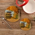 thumbnail image 2 of SKYSONIC Autumn Maple Tree Pot Holders Trivets, 2 Pcs Heat Resistant Trivets,Fall Quote Cotton Thread Weave Mats for Hot Pads Pans Pot Bowl Teapot for Kitchen Decor, 2 of 7