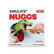 Simulate Nuggs Plant Based Meat Dino Chicken Nuggets, 17 Pieces, 10.4 oz