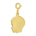 thumbnail image 4 of 1928 Jewelry Engravable Boy Head Charm, 4 of 4