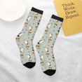 thumbnail image 4 of Uemuo Dog Riding Skateboard Printed Kids Boys Socks Seamless Crew Socks Crazy Funny Athletic Sport Socks for Children, 4 of 6