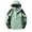 Green, variant on Women's Softshell Warm Outdoor Windbreaker Waterproof Zipper Long Cycling Bike Coat Outdoor Single-layer Sprinker Suit Casual Lapel Zipper Loose Soft Hooded Coat
