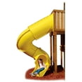 thumbnail image 3 of Swing-N-Slide Yellow Plastic Turbo Tube Slide for Backyard Swing Sets with Lifetime Warranty, For 7 Foot Deck Heights, 3 of 6