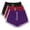 🔥 Black, variant on USSUMA 3-Pack Womens Solid Drawstring Pocket Casual Sports Shorts Multipack Elastic Waist Pull‑On Breathable Quick‑Dry Fabric Comfortable for Yoga Running Gym and Everyday Wear, 3-Pack, Activewear