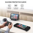 thumbnail image 2 of FIEWESEY Case for Nintendo Switch - Silicone Joy Con Case for Nintendo Switch & Switch OLED - Protective Switch Controller Case Cover - Black, 2 of 6