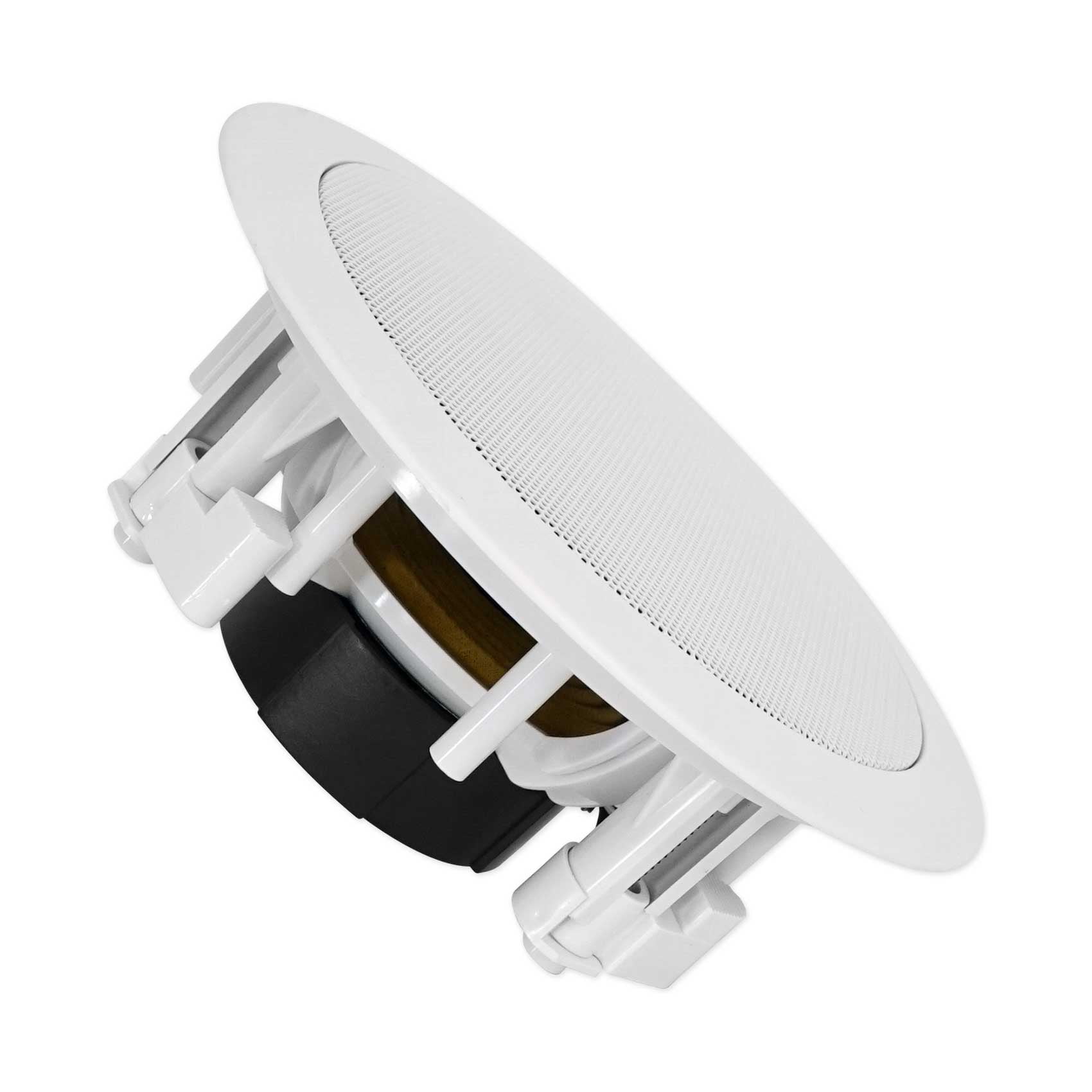 6000w (6) Zone, Home Theater Bluetooth Receiver+(8) 5.25" White Ceiling Speakers