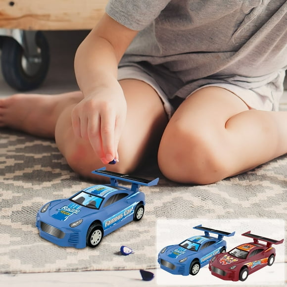 Sentmoon Car Toys Santa Claus Toys Gifts for Boys Boys Solar Toys Small Car Children's Educational Toys Portable & Travel-Friendly