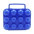 thumbnail image 1 of Porte-œufs Multi-Usage, Plateau à ufs pour Réfrigérateur avec Poignée Intégrée, Construction Durable pour Transport Sûr de 12 Ufs, Bleu, 1 of 8