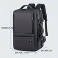 thumbnail image 2 of 1pc Fashion Casual Backpack, Commuter Business Laptop Notebook Bag With Large Capacity, Casual Student Commuter Double Shoulder Bag For School Office, Business Casual Briefcase, 2 of 5