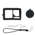 thumbnail image 2 of Silicone Protective Sleeve Cover for Action 5 Pro Anti Drop Camera Lens Protector Cap Camera Accessories with Wrist Strap Anti Lost Rope, 2 of 7