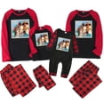 thumbnail image 1 of Pyjamas de Noël Assortis avec la Musique Pop de 1989, Tenues Assorties pour la Famille, Pyjamas Assortis Colorés pour un Style Familial Cohérent (Rouge), 1 of 3