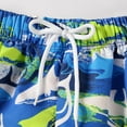 thumbnail image 6 of BOBOGOJP Boys Short Sleeve Rash Guard Swimsuit Set with Swim Trunks Green for 8-9 Years, 6 of 6