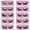 Purple, variant on HHBEAUTY False Eyelashes, 10 Pairs Faux 3D Mink Lashes Natural Look Eyelashes Cat Eye Wispy Lashes Pack，10 Styles