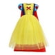 thumbnail image 1 of Vestido de Blancanieves para niña con chal largo Vestido con tutú para niña Vestido con flores color bronce, 1 of 6