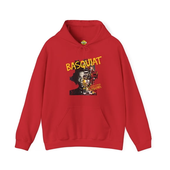 Jean-Michel Basquiat Portrait Urban Art Icon Hoodie, Black History Art love