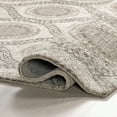 thumbnail image 5 of Home Conservatory Medallion Hand Tufted Wool Area Rug, 4' x 6',  Grey, 5 of 8