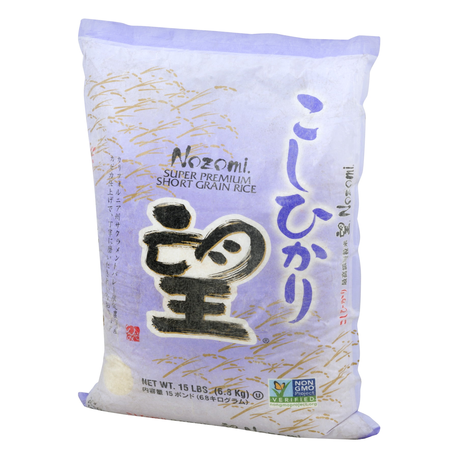 Nozomi Super Premium Short Grain Rice, 15 lbs
