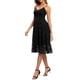 thumbnail image 5 of SAYOO Un vestido de cóctel elegante de encaje floral y rodilla sin mangas SAYOO  moda, 5 of 8
