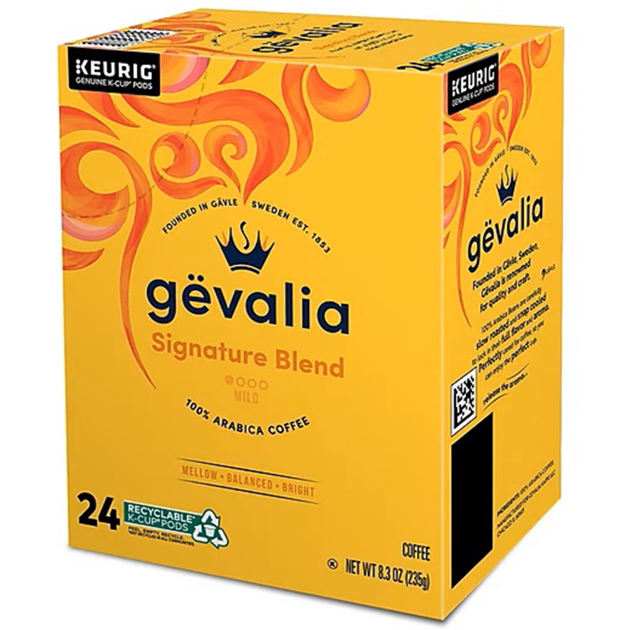 Gevalia® Single-Serve Coffee K-Cup®, Signature Blend, Carton Of 24