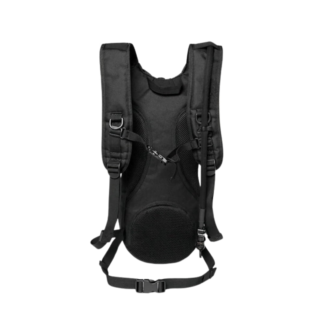 GETORIUM Tactical Hydration Backpack with 3L Water Bladder, MOLLE System - Black