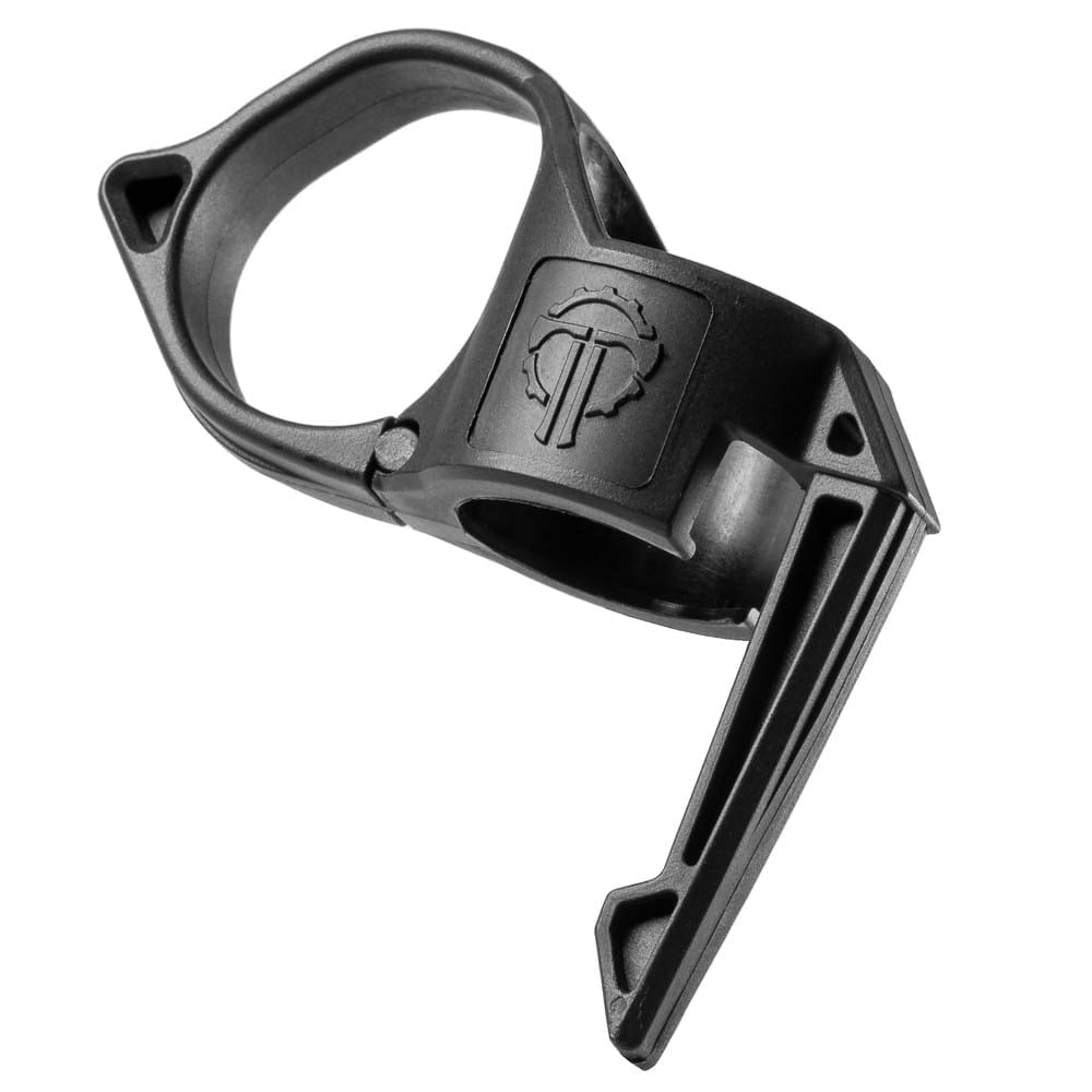 Thyrm SwitchBack Flashlight Ring 2.0 Large, Black, for Better Light Control when Camping, Hiking