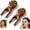 2pcs, variant on Scarab Acupressure Tool, Sandalwood Brass Bead Massager for Facial Reflexology, Sculpting, Pressure Point & Wellness Routine (1pc)