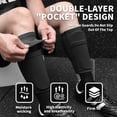 thumbnail image 3 of Kaleduo Soccer Shin Guards for Kids Youth Adults - Shin Pads and Sleeves with Optimized Insert Pocket for Boys Girls Men Women for Football Games - Protective Soccer Equipment, 3 of 5