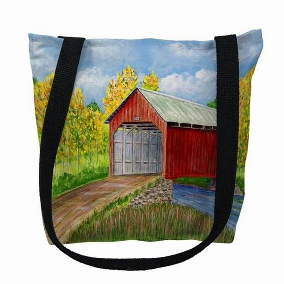 18 x 18 in. Dicks Covered Bridge Tote Bag - Large