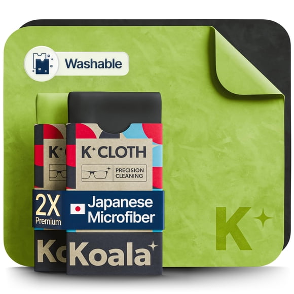 Paño de limpieza Koala Lens de microfibra japonés, paquete de 2
