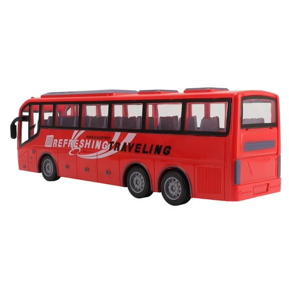 Remote Control Bus, 1/30 Scale, Bright Colors, Promotes Imagination  Fine Motor Development