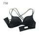 thumbnail image 1 of Sujetador sin costuras Wireless Thicken Sexy Hacer subir Underwear Lencería elástica transpirable, Negro, 75B sidaley AP001256-14B, 1 of 7