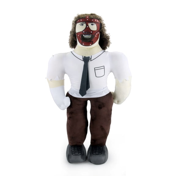 WWE 23" Full Body Plush Mankind, Stuffed Action Figure, Children Ages 3
