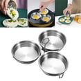 thumbnail image 6 of 2/1pcs Poached Egg Holder, Stainless Steel Egg Poacher, Egg Poacher Tray, Nonstick Stainless Steel Egg Poacher Replacement Cup Egg Pan, Round Egg Cooker Rings For Breakfast Cooking Tool, 6 of 8