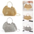 thumbnail image 2 of All-matching Banquet Bag for Women Girl Wedding Handbag Rhinestones Evening Bag Clutches Purse Chain Strap Shoulder Bag, 2 of 13