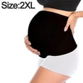thumbnail image 2 of Black pregnant women with elastic abdominal belt, back support, abdominal belt, and waist extension belt, 2 of 5