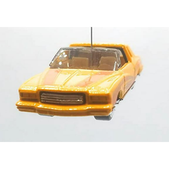 Christmas Ornament for 1979 Chevy Monte Carlo Yellow Orange Hood Decals