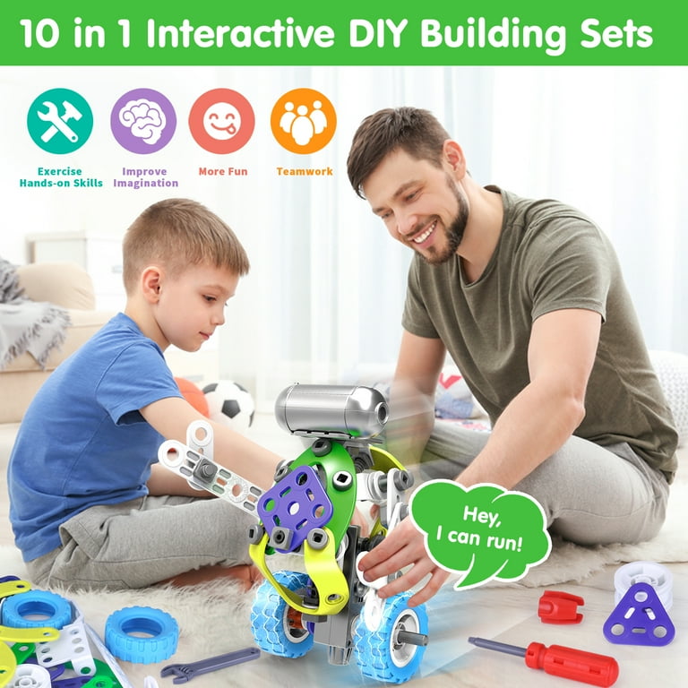 Wanonoo STEM Building Blocks Set Educational Game for Kids 5 12 Years Perfect Birthday Gift Walmart